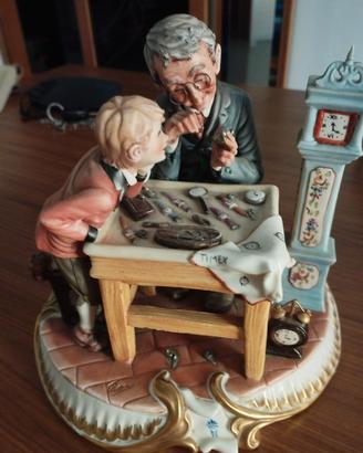 orologiaio ceramica Capodimonte 