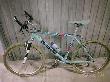 bicicletta bianchi in alluminio