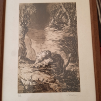 Acquatinta Serse Roma 1987