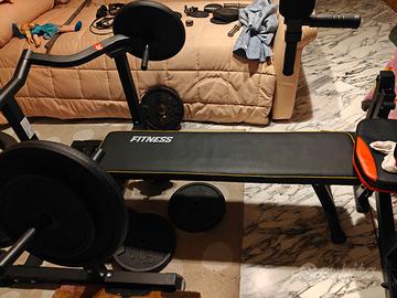 panca palestra con pesi