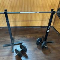 Set palestra con pesi