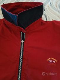 giubbotto invernale dubleface blu/rosso