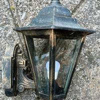 Lampada da esterno metallo vetro