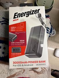 Energizer Power Bank 30000mAh UE30050CC