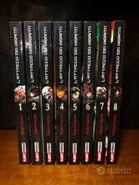 Manga L’attacco dei giganti 1-8💕📚
