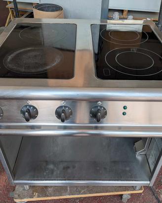 Cucina elettrica vetroceramica 4 piastre Olis