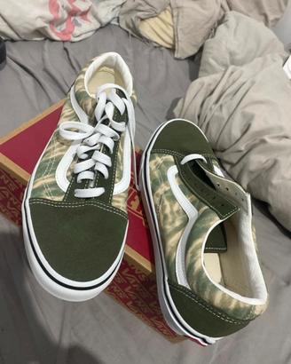 Vans Old skool woodland wash olive