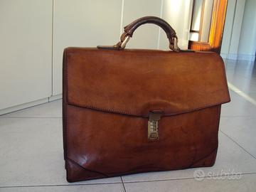 Borsa documenti in puro cuoio