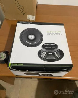4 Woofer Ground Zero GZCM 10-4PPX – 600W, 10”