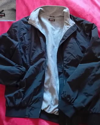 Giubotto Bomber 2XL nero vintage90 Y2K 
