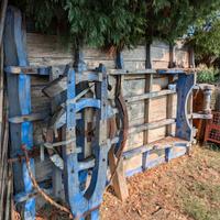 carro antico in legno 