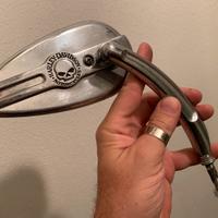 Sportester specchietto manubrio manopole