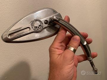 Sportester specchietto manubrio manopole