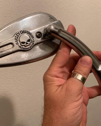 Sportester specchietto manubrio manopole