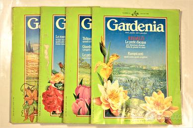 Quattro("4") Riviste giardinaggio=GARDENIA,1984_85