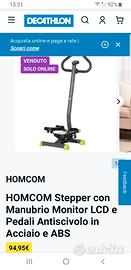 Attrezzo palestra STEPPER DOMYO con manubrio