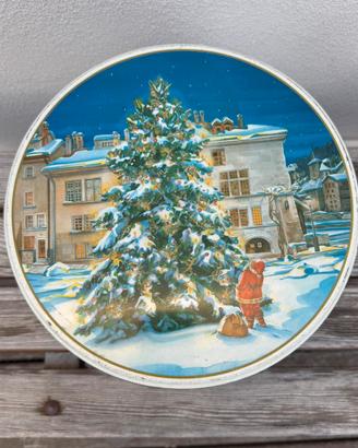 Scatola in latta del panettone Perugina vintage