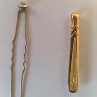 Fermacravatta vintage e spilla