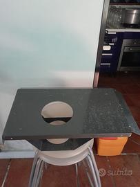 Tettino copricaldaia da esterno con foro circolare