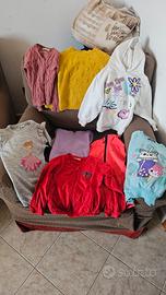 lotto felpe e giacca bambina 3/4 anni