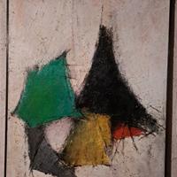 grande qiadro olio su tela