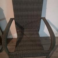 Sedie da Giardino in polyrattan Perfette