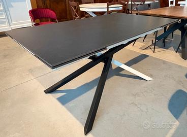 NUOVO TAVOLO Cm 160x90 All. 240 finitura DARK GREY