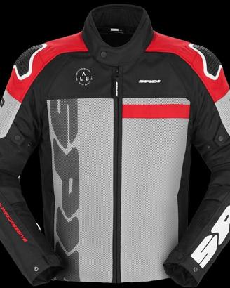 GIACCA SPIDI PROGRESSIVE NET WINDOUT NERO/ROSSO