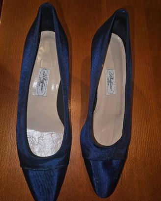 Scarpe Bulgaro, Blu Scuro, Décolleté, Tg,36,5