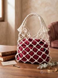  Borsa a Rete in Macramè "Artigianato d'Autore" – 