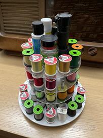 Pesca a mosca - espositore porta filamenti in plex