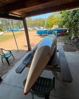 Kayak con pagaia