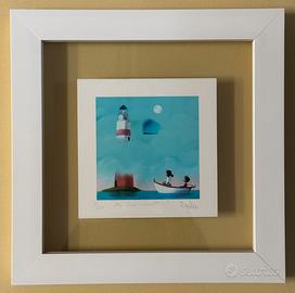 Quadro fine-art giclèe D Santini mai così romantic