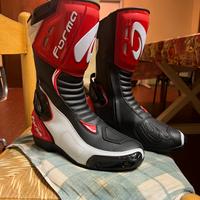 Stivali moto Forma racing bianco rosso 44