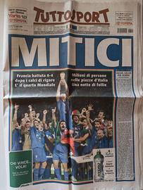 TUTTO SPORT ITALIA CAMPIONE DEL MONDO 2006