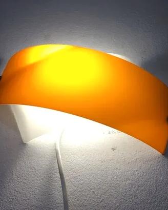 Lampada parete vetri bianco/arancione