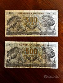 Banconote Lire 500 Aretusa