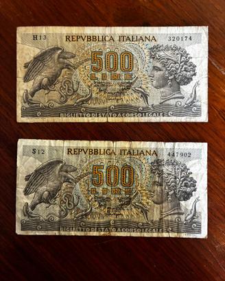 Banconote Lire 500 Aretusa