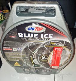CATENE NEVE 9MM MIS. 100 BLUE ICE A ROMBO