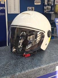 Casco moto CGM taglia L bianco come nuovo+ visiera