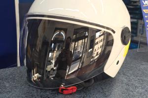 Casco moto CGM taglia L bianco come nuovo+ visiera