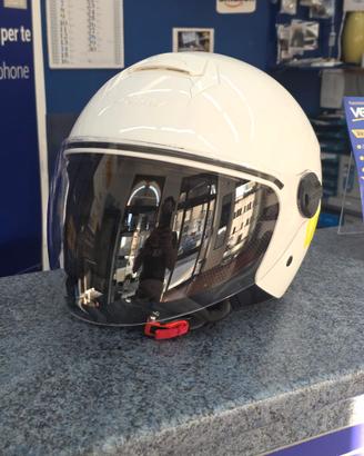 Casco moto CGM taglia L bianco come nuovo+ visiera