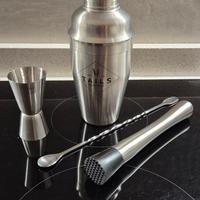 Set di shaker per cocktail in acciaio