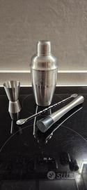 Set di shaker per cocktail in acciaio