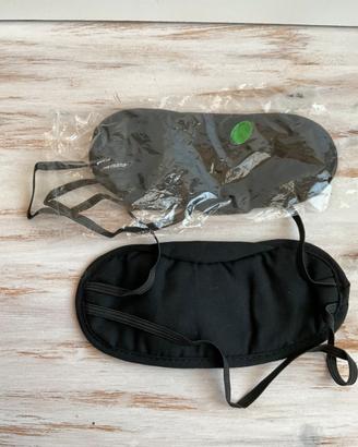 Coppia Maschera occhi per dormire