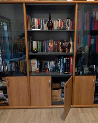 mobile studio con vetrinette