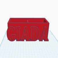 Porta penne scrivania personalizzabile stampa 3D