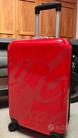 Trolley cabina valigia branderizzata coca-cola 