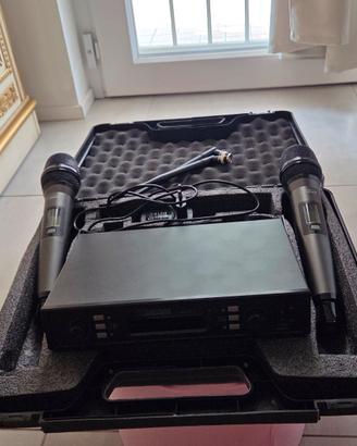 PMU D2 Set centralina e 2 microfoni UHF