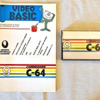 COMMODORE 64 C64 VIDEO BASIC N.9 CASSETTA NUOVA SI